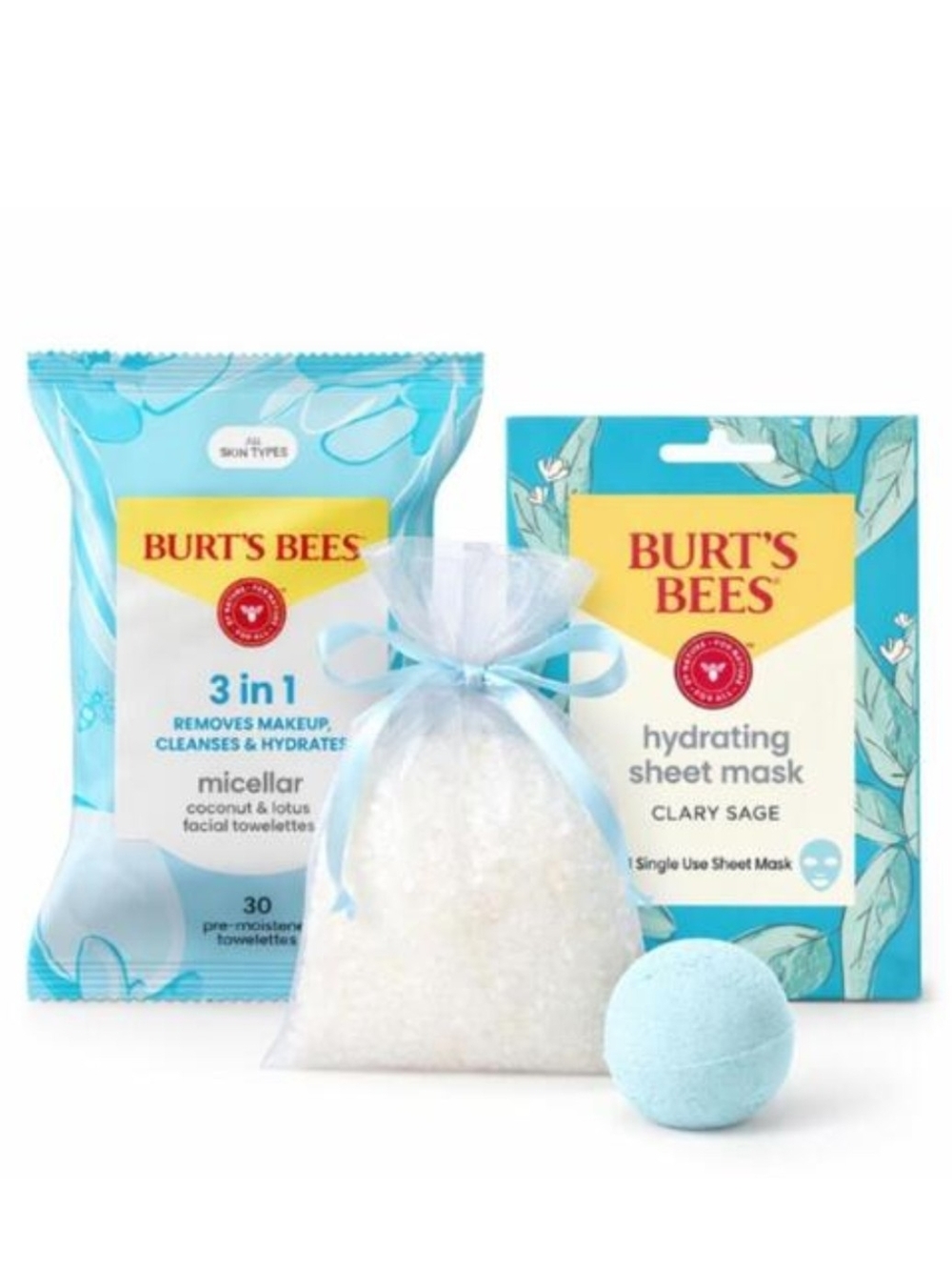 Burt's Bees Relaxing Spa Gift Set | Self-Care Gift Basket